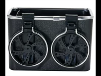 Verk 10082 Držák na nápoje, papírové kapesníky do auta béžová