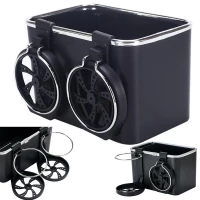 Verk 10082 Držák na nápoje, papírové kapesníky do auta béžová