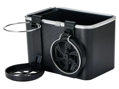 Verk 10082 Držák na nápoje, papírové kapesníky do auta béžová