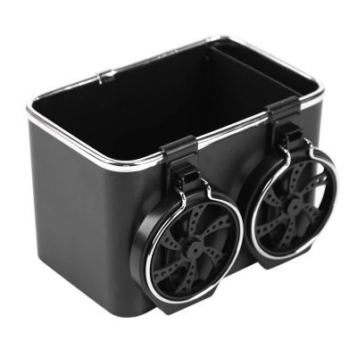 Verk 10082 Držák na nápoje, papírové kapesníky do auta béžová