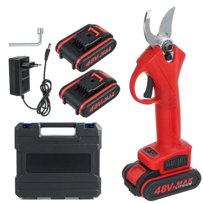Verk 11387 Zahradní nůžky elektrické AKU, 48V, 2 x AKU černá