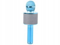 Verk 01377 Karaoke Bluetooth mikrofon, 1800mAh modrá