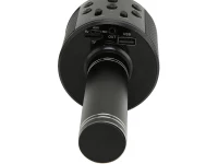 Verk 01377 Karaoke Bluetooth mikrofón, 1800mAh čierna