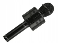 Verk 01377 Karaoke Bluetooth mikrofón, 1800mAh čierna