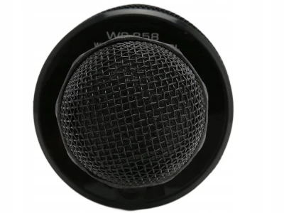 Verk 01377 Karaoke Bluetooth mikrofón, 1800mAh čierna