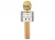 Verk 01377 Karaoke Bluetooth mikrofon, 1800mAh zlatá
