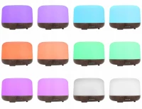 Pronett XJ4722 Aroma difuzér LED, 13 W, 300 ml, dalkový ovládač, tmavě hnědý