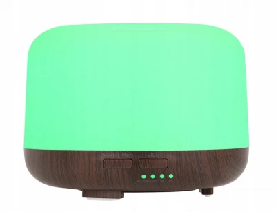 Pronett XJ4722 Aroma difuzér LED, 13 W, 300 ml, dalkový ovládač, tmavě hnědý