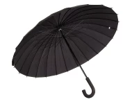 Verk 25002 Deštník holový 24 drátů, 124 cm černý 