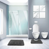 Ruhhy 22061 Koupelnová a WC předložka 80 x 50 cm 3 ks šedá