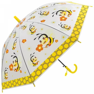 Pronett Deštník dětský s píšťalkou 104 cm včelka