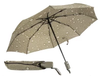 Verk 25011 Skladací dáždnik s kvapkami 95 cm modrá