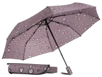 Verk 25011 Skladací dáždnik s kvapkami 95 cm modrá