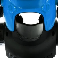 Kruzzel 23171 Střílející hra robot - 2 pistole na pěnové míčky a terč ve tvaru robota modrá