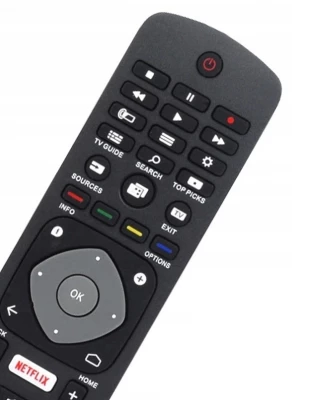 Verk 13140 Náhradní dálkový ovladač Philips TV SMART 4K UHD NETFLIX