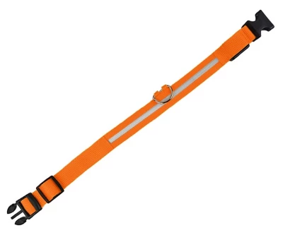 APT AG232 LED Svítící obojek S, 32 - 37 cm oranžová