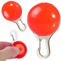 Verk 19310 Svítící kulatý LED přívěšek na obojek fialová