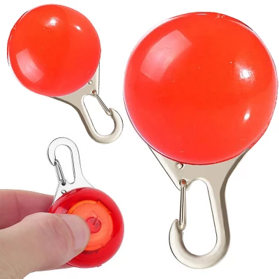 Verk 19310 Svítící kulatý LED přívěšek na obojek fialová