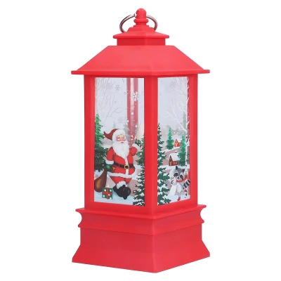 APT DA45 LED vánoční lucerna - červená - 20 cm