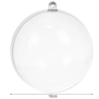 Ruhhy 22277 Akrylová guľa 10 cm - 10 ks