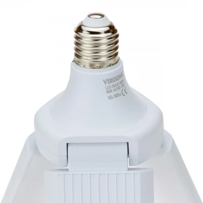 Vergionic 2342 Tříramenná skládací LED žárovka 60 W, E27, 4000K, neutrální bílá