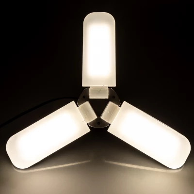 Vergionic 2342 Tříramenná skládací LED žárovka 60 W, E27, 4000K, neutrální bílá