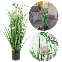 Vergionic 7050 Umělé luční květiny v květináči, 65 cm