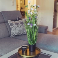 Vergionic 7050 Umělé luční květiny v květináči, 65 cm