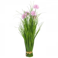 Vergionic 7055 Vysoká umělá tráva česnek, 60 cm