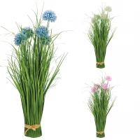 Vergionic 7055 Vysoká umělá tráva česnek, 60 cm