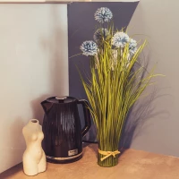 Vergionic 7055 Vysoká umělá tráva česnek, 60 cm