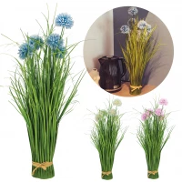 Vergionic 7055 Vysoká umělá tráva česnek, 60 cm