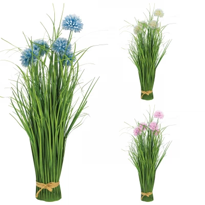 Vergionic 7055 Vysoká umělá tráva česnek, 60 cm