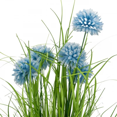 Vergionic 7055 Vysoká umělá tráva česnek, 60 cm