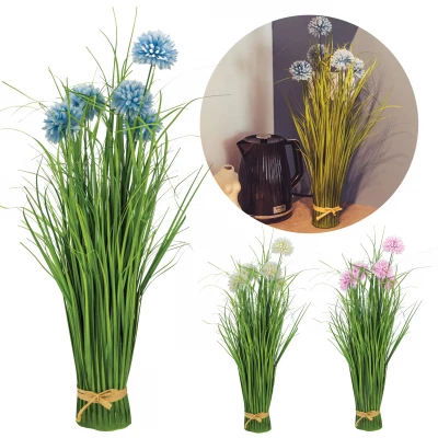 Vergionic 7055 Vysoká umělá tráva česnek, 60 cm