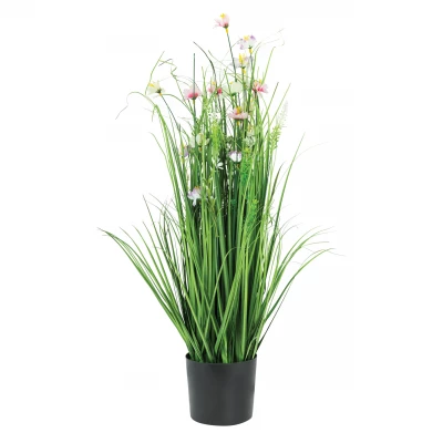 Vergionic 7052 Umělé luční květiny v květináči, 70 cm
