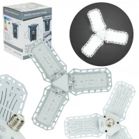 Vergionic 4108 Tříramenná skládací LED žárovka 45 W, E27, 3000K, teplá bílá