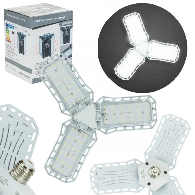 Vergionic 4108 Tříramenná skládací LED žárovka 45 W, E27, 3000K, teplá bílá