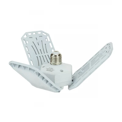 Vergionic 4108 Tříramenná skládací LED žárovka 45 W, E27, 3000K, teplá bílá