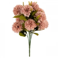 Vergionic 7069 Zväzok umelých kvetov Chryzantéma, 45 cm