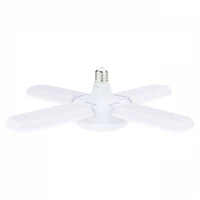 Vergionic 4124 Štvorramenná skladacia LED žiarovka 80 W, E27, 6500K, studená biela