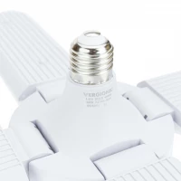 Vergionic 4124 Štvorramenná skladacia LED žiarovka 80 W, E27, 6500K, studená biela