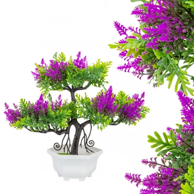 Vergionic 7036 Umělá Bonsaj v květináči, 27 cm