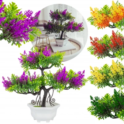 Vergionic 7036 Umělá Bonsaj v květináči, 27 cm