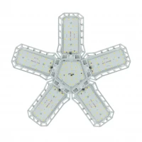 Vergionic 4109 Päťramenná skladateľná LED žiarovka 80 W, E27, 6500 K, studená biela