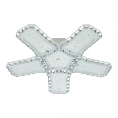 Vergionic 4109 Päťramenná skladateľná LED žiarovka 80 W, E27, 6500 K, studená biela