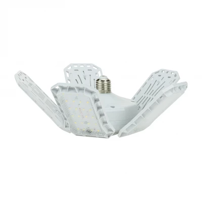 Vergionic 4109 Päťramenná skladateľná LED žiarovka 80 W, E27, 6500 K, studená biela