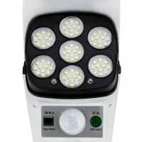 Vergionic 4058 Atrapa kamery LED COB solárne, senzor pohybu, súmraku, IP65, diaľkové ovládanie
