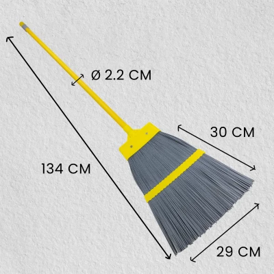 Vergionic 7378 Nylónová metla s násadou 134 cm