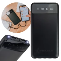 Vergionic 7185 Powerbanka 10 000 mAh 2.1A , 4x USB kabel + LED svítilna 
